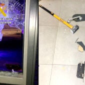 Detenida por robar una caja fuerte con más de 10.000 euros de un comercio de Cartes
