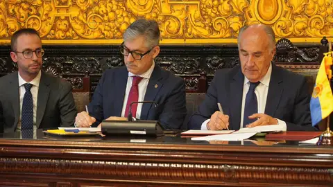 José Ignacio Landaluce, en el salón de plenos del Ayuntamiento de Algeciras José Ignacio Landaluce, en el salón de plenos del Ayuntamiento de Algeciras
