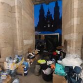 La alcaldesa de Santiago señala que la acampada "es un movimiento reivindicativo legítimo" y "hay que respetarlo" porque en el Obradoiro "no hay ningún problema"