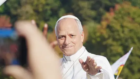 El papa León XIV en una imagen de archivo. El papa León XIV en una imagen de archivo.