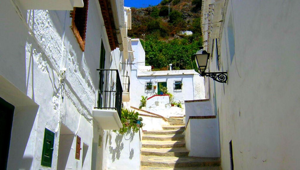 Escaleras en Frigiliana.
