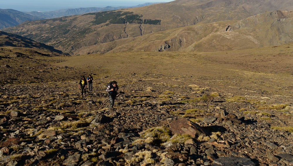 Ascenso al Mulhacén.