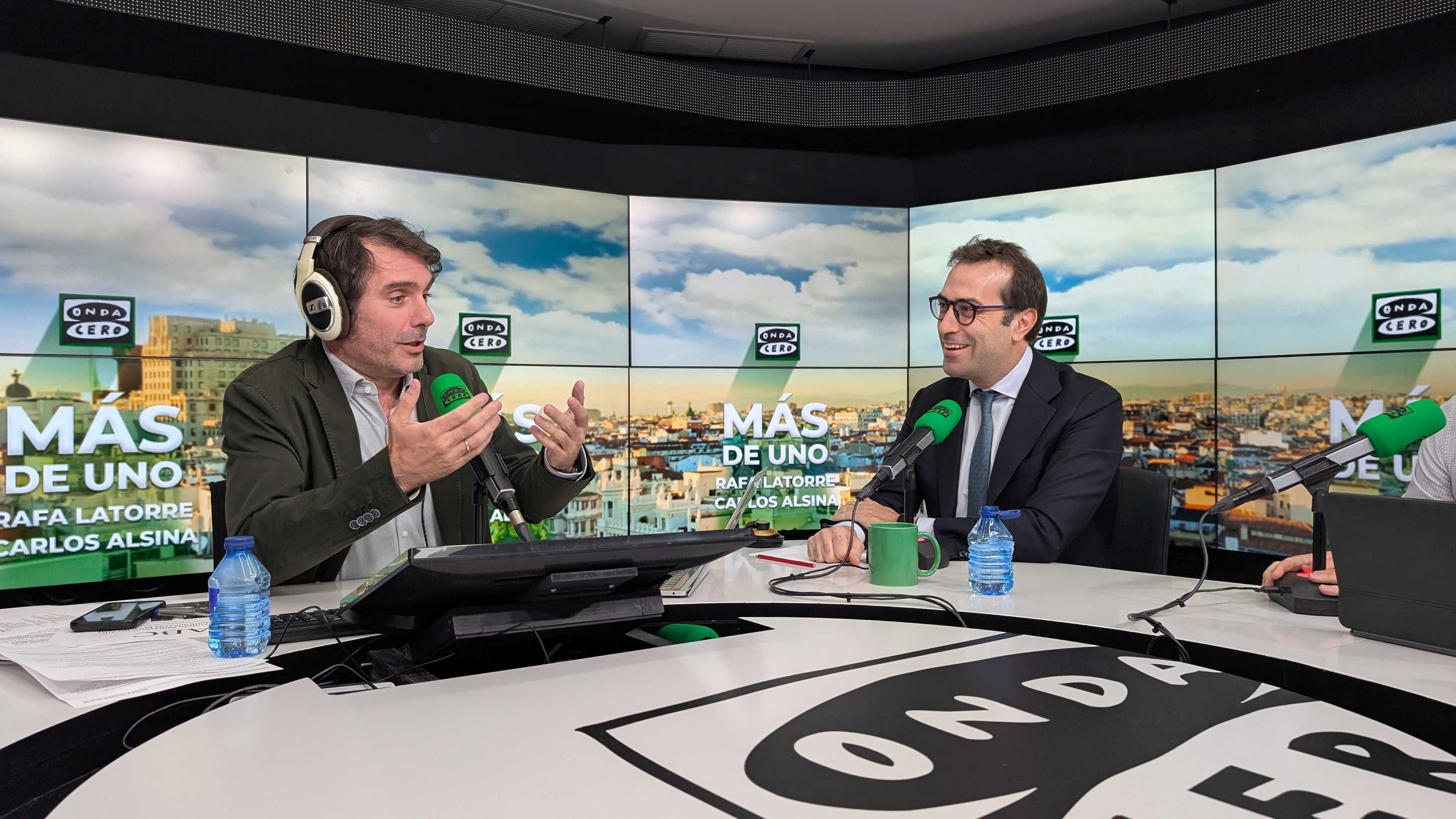 Todos los titulares de la entrevista de Rafa Latorre a Carlos Cuerpo en Más de uno: pensiones, vivienda, salarios, la economía en España... Todos los titulares de la entrevista de Rafa Latorre a Carlos Cuerpo en Más de uno: pensiones, vivienda, salarios, la economía en España...