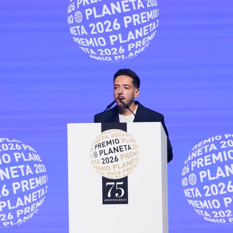 El escritor Sergio Hernández Carrasco, finalista del Premio Planeta con 'La añoranza', en la 75 edición del Premio Planeta de novela.