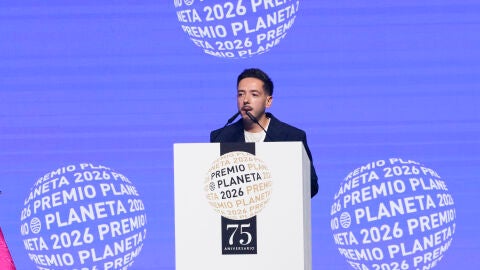 El escritor Sergio Hern&aacute;ndez Carrasco, finalista del Premio Planeta con 'La a&ntilde;oranza', en la 75 edici&oacute;n del Premio Planeta de novela.