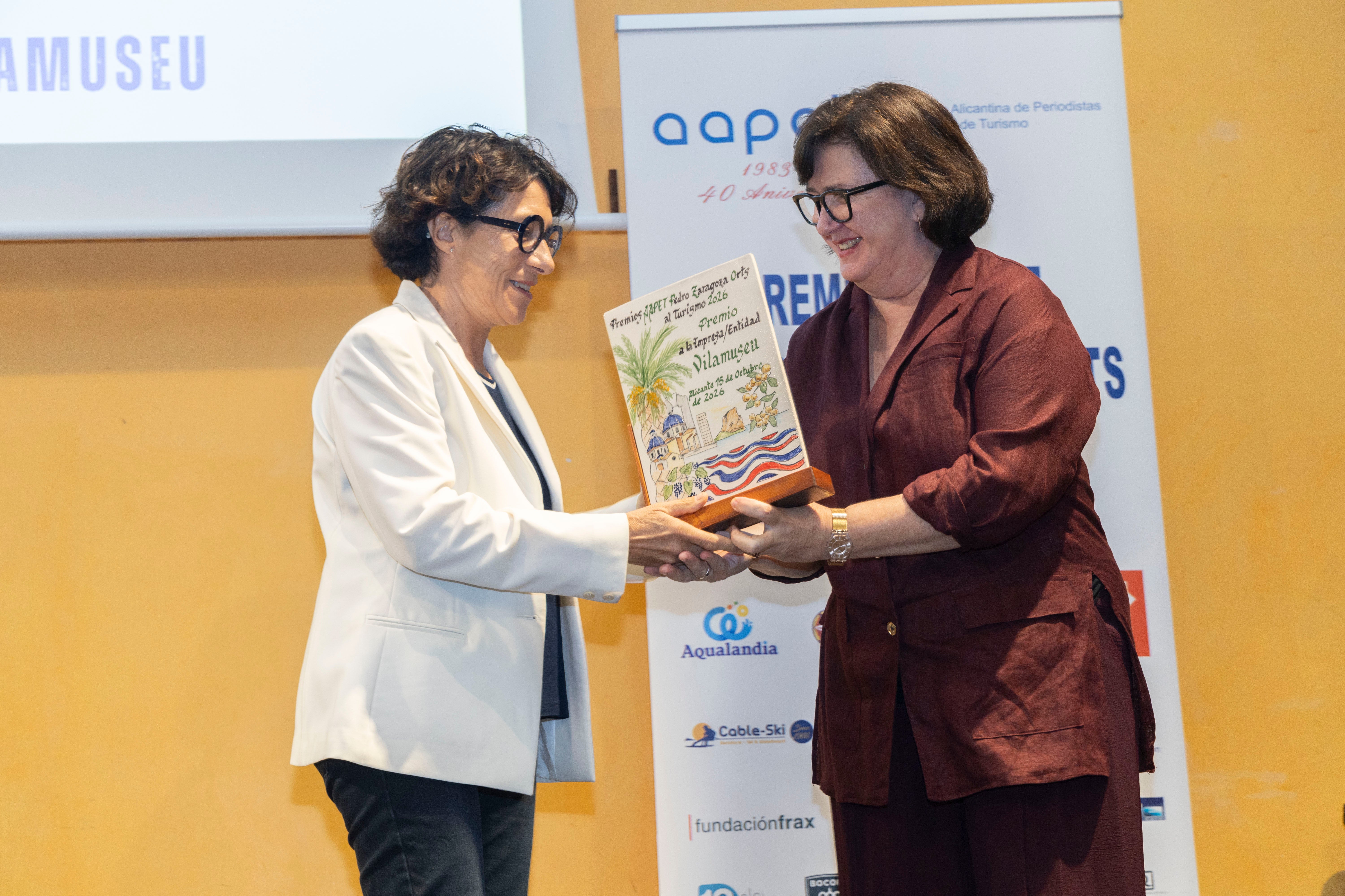 Vilamuseu recibe el Premio “Pedro Zaragoza Orts” al Turismo de la AAPET Vilamuseu recibe el Premio “Pedro Zaragoza Orts” al Turismo de la AAPET