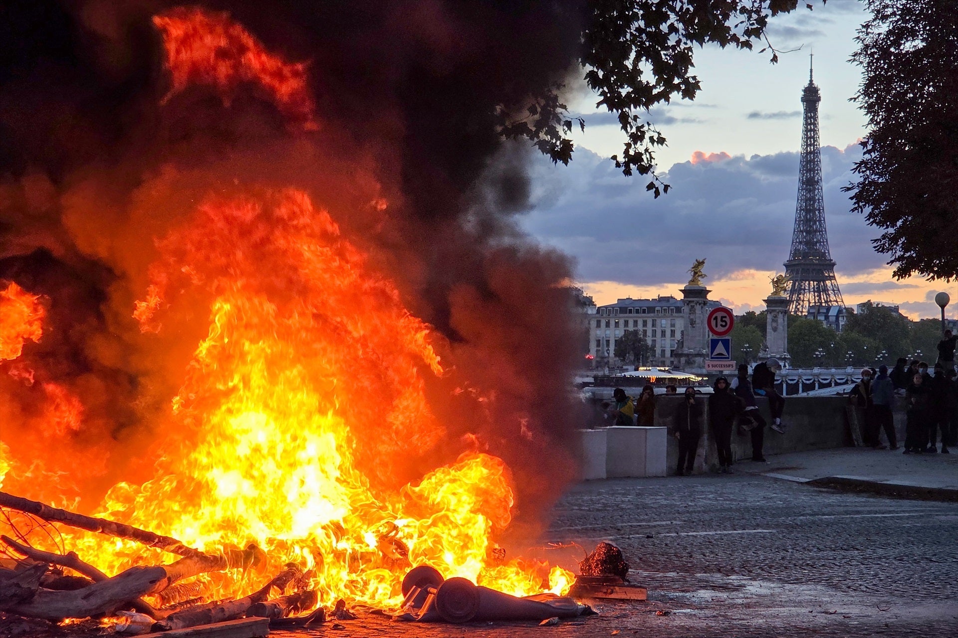 Violentas protestas en París (Francia) Violentas protestas en París (Francia)
