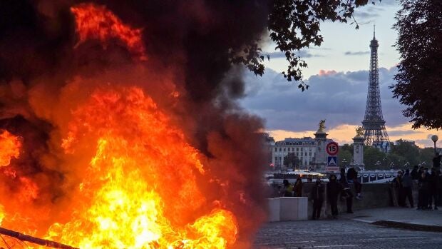 Violentas protestas en París (Francia)