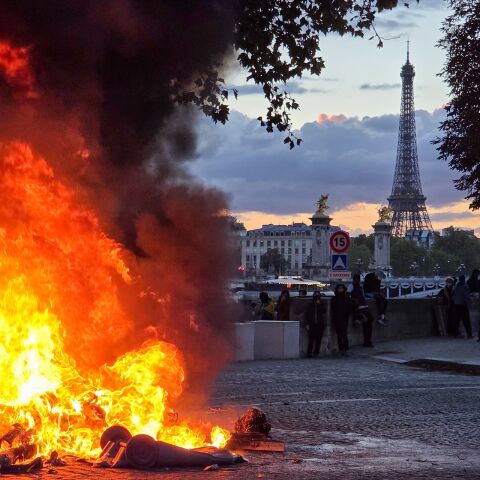 Violentas protestas en París (Francia)