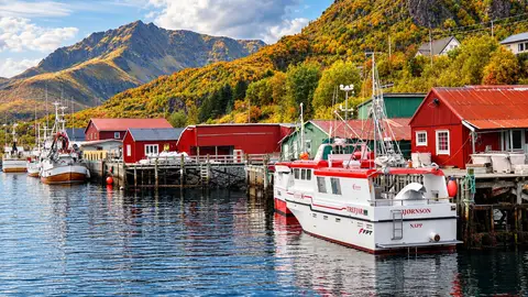 Napp, islas Lofoten, Noruega Napp, islas Lofoten, Noruega