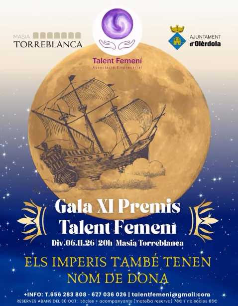 Meritxell Bautista Quiñones, convidada d’honor de l’XI Gala dels Premis Talent Femení a Olèrdola Meritxell Bautista Quiñones, convidada d’honor de l’XI Gala dels Premis Talent Femení a Olèrdola