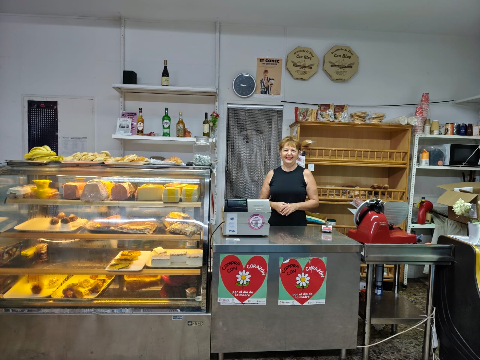 Carmen Carcel, en su comercio de Es Pratet Carmen Carcel, en su comercio de Es Pratet