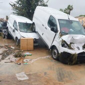 Destrozos provocados por las inundaciones a consecuencia del paso de la dana Adam en la localidad alicantina de Els Poblets