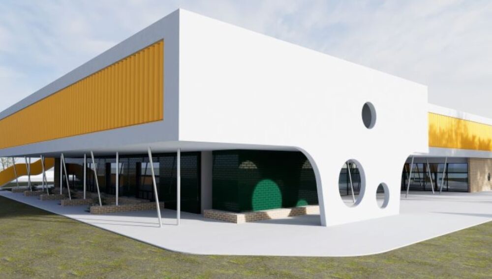 Recreación del nuevo colegio de La Cañada del Fenollar 