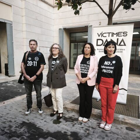 Miembros de l'Associació Víctimes DANA 29 d'octubre de 2024