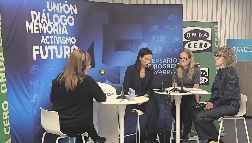 Elena Santesteban de Nortempo, María Goñi del Grupo Inerzia y María Eugenia Sádaba de Weconnect Elena Santesteban de Nortempo, María Goñi del Grupo Inerzia y María Eugenia Sádaba de Weconnect