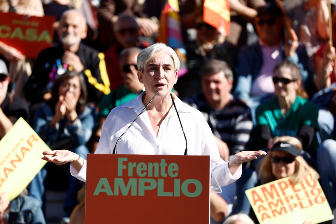 La candidata de Frente Amplio, Ada Colau La candidata de Frente Amplio, Ada Colau