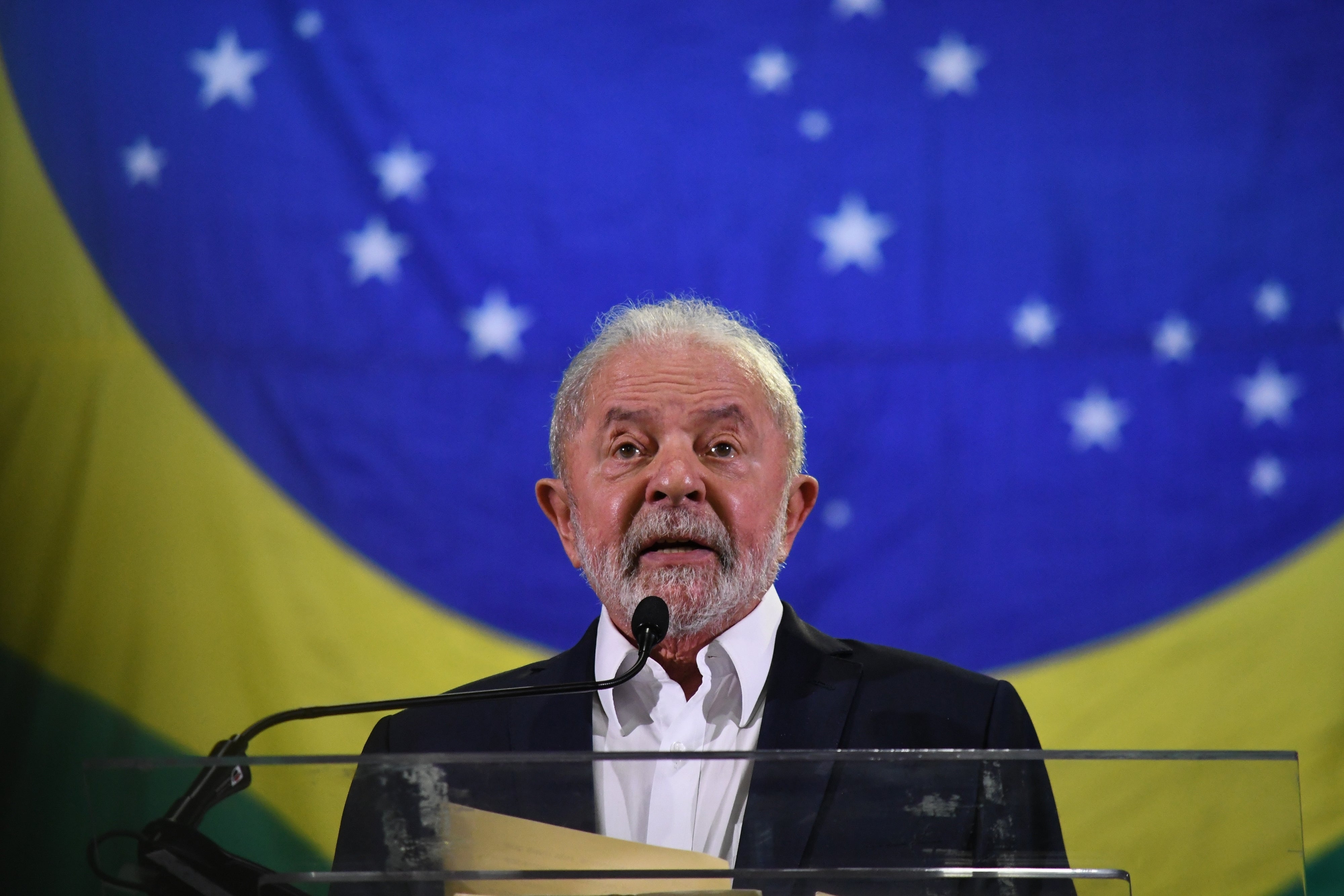 Luiz Inacio Lula da Silva (PT) durante un discurso tras su reeleción. Luiz Inacio Lula da Silva (PT) durante un discurso tras su reeleción.