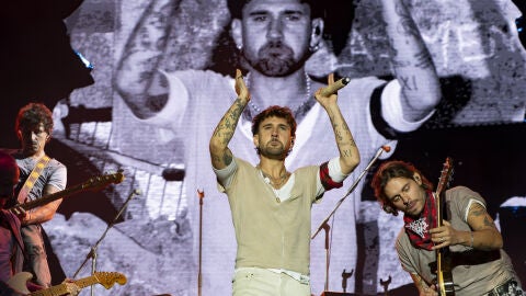 Dani Fern&aacute;ndez, en un concierto de La Insurrecci&oacute;n Tour.