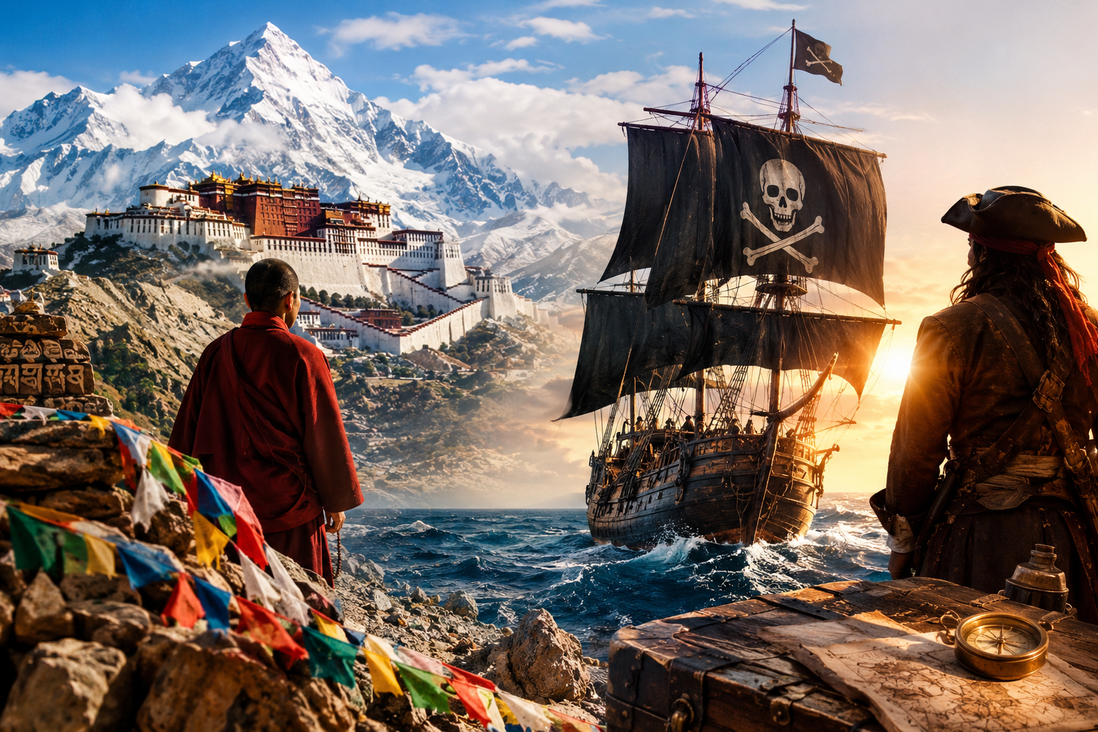 Qué tendrá que ver: Del Tibet a los Piratas Qué tendrá que ver: Del Tibet a los Piratas
