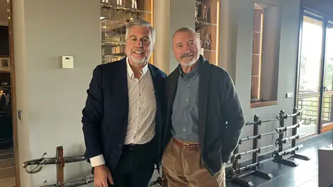 Arturo Pérez-Reverte durante su entrevista con Carlos Alsina Arturo Pérez-Reverte durante su entrevista con Carlos Alsina