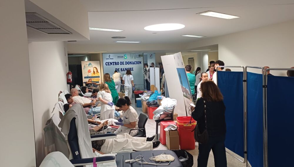 Donación de sangre en el Hospital de Ciudad Real