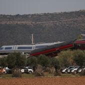 Imagen de los trenes que han colisionado en Urda