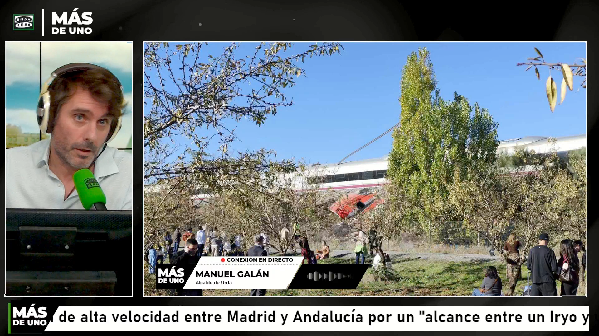 "Estamos preparando un pabellón que me ha pedido Protección Civil": El alcalde de Urda se dispone a acoger a los heridos por el alcance de los dos trenes "Estamos preparando un pabellón que me ha pedido Protección Civil": El alcalde de Urda se dispone a acoger a los heridos por el alcance de los dos trenes
