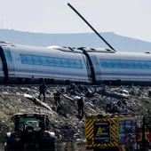 Imagen del AVE del accidente ferroviario de Urda Imagen del AVE del accidente ferroviario de Urda