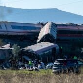 Imagen del accidente ferroviario en Urda, Toledo
