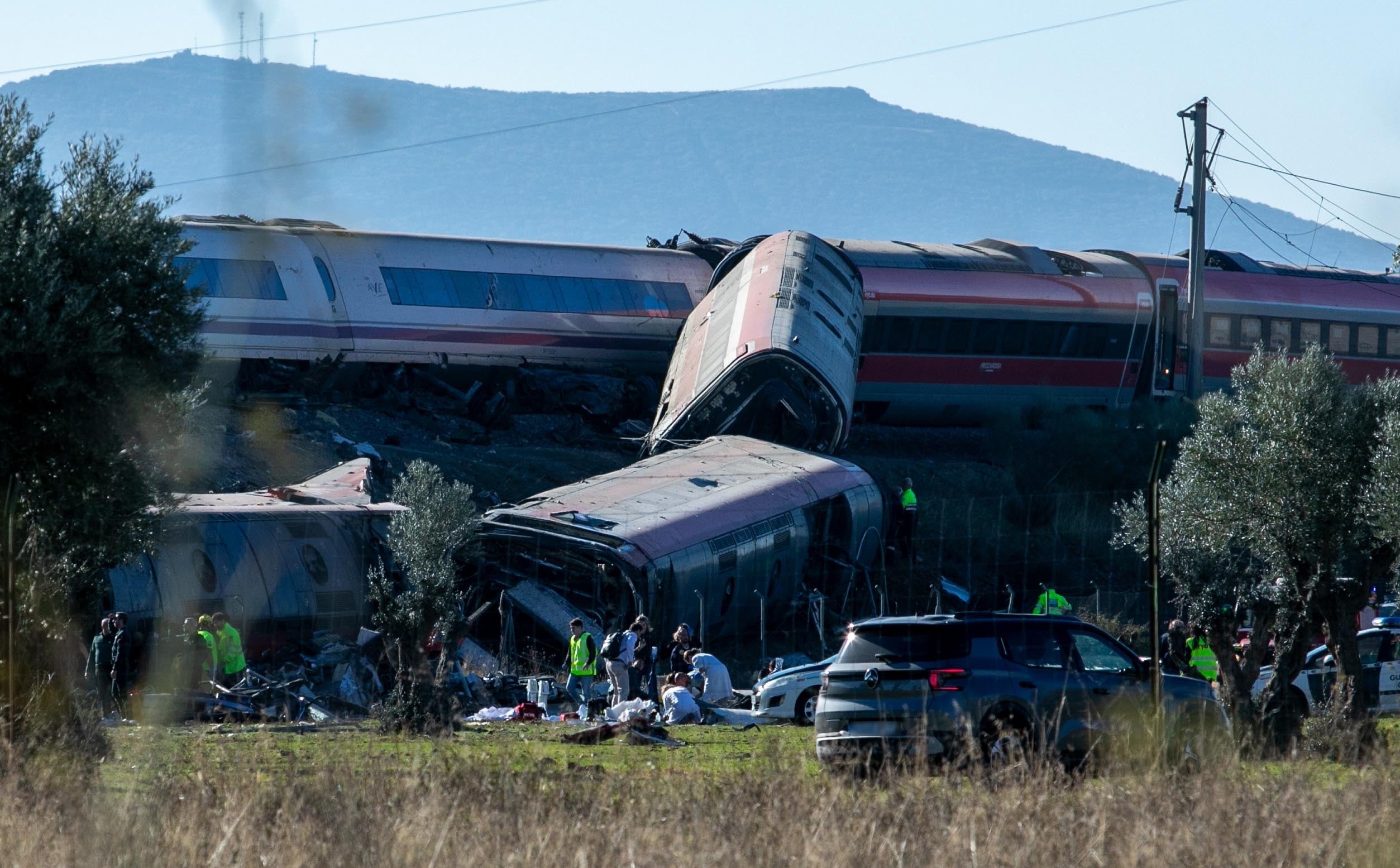 Imagen del accidente ferroviario en Urda, Toledo Imagen del accidente ferroviario en Urda, Toledo