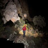La búsqueda nocturna en la vía ferrata de Polop