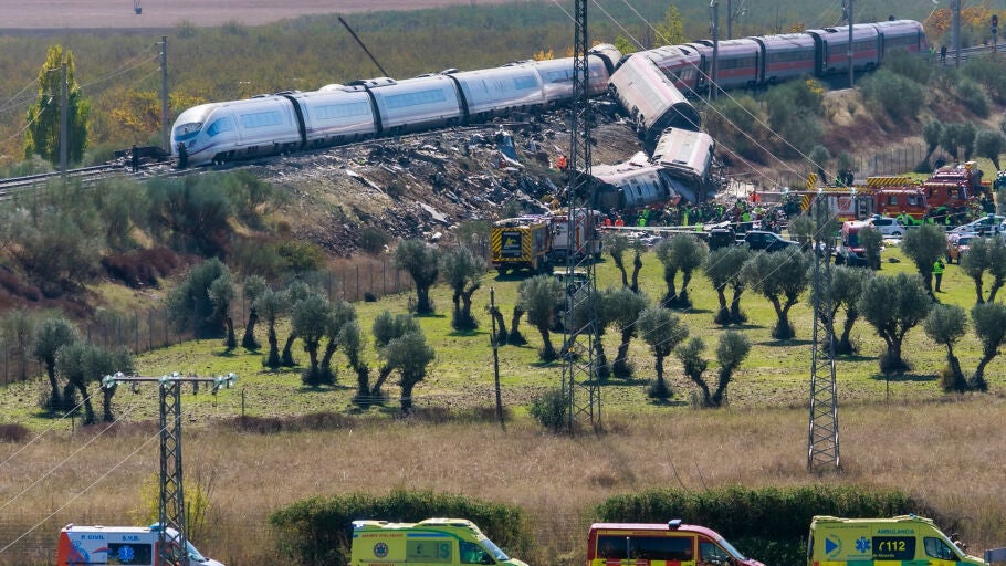 Els dos trens accidentats a Toledo
