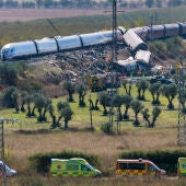 Els dos trens accidentats a Toledo