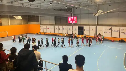 Celebración en San Francisco Javier de la victoria del OAR ante el Cuenca en Copa del Rey Victoria histórica del OAR ante un equipo de ASOBAL.