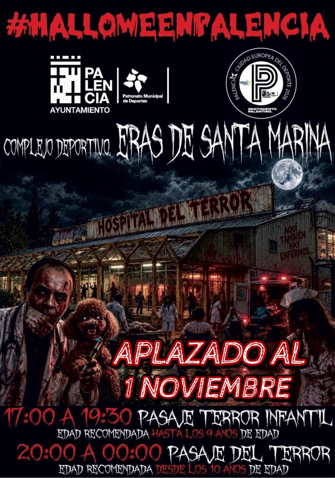 El Ayuntamiento de Palencia traslada al domingo la fiesta de Halloween al decretarse tres días de luto El Ayuntamiento de Palencia traslada al domingo la fiesta de Halloween al decretarse tres días de luto