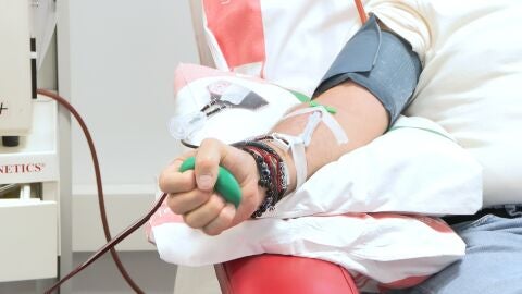 Dando sangre en Zaragoza
