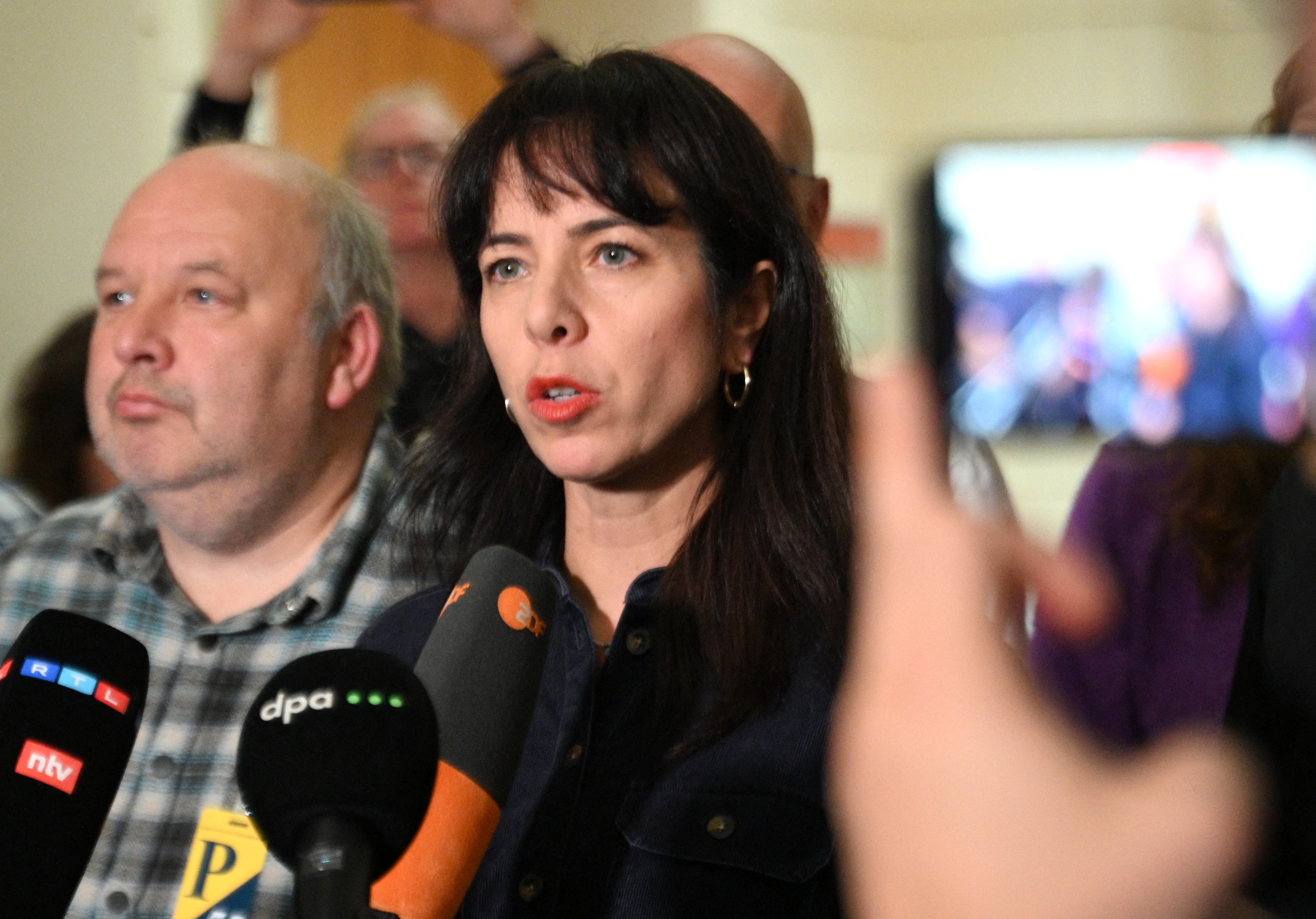 La líder de Die Linke, Elif Eralp La líder de Die Linke, Elif Eralp