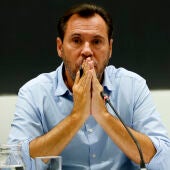El ministro de Transportes, Óscar Puente durante una rueda de prensa