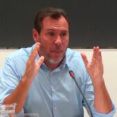 El ministro Óscar Puente, durante su comparecencia para dar explicaciones sobre el accidente de Urda/ ondacero.es