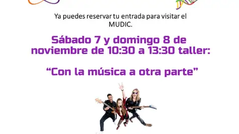 El MUDIC explora la física que hay detrás de la música con la participación de escolares en el taller 'Con la música a otra parte' El MUDIC explora la física que hay detrás de la música con la participación de escolares en el taller 'Con la música a otra parte'